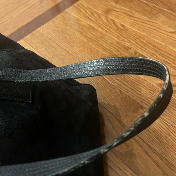 Gucci black canvas logo tote - Picture 4 of 7